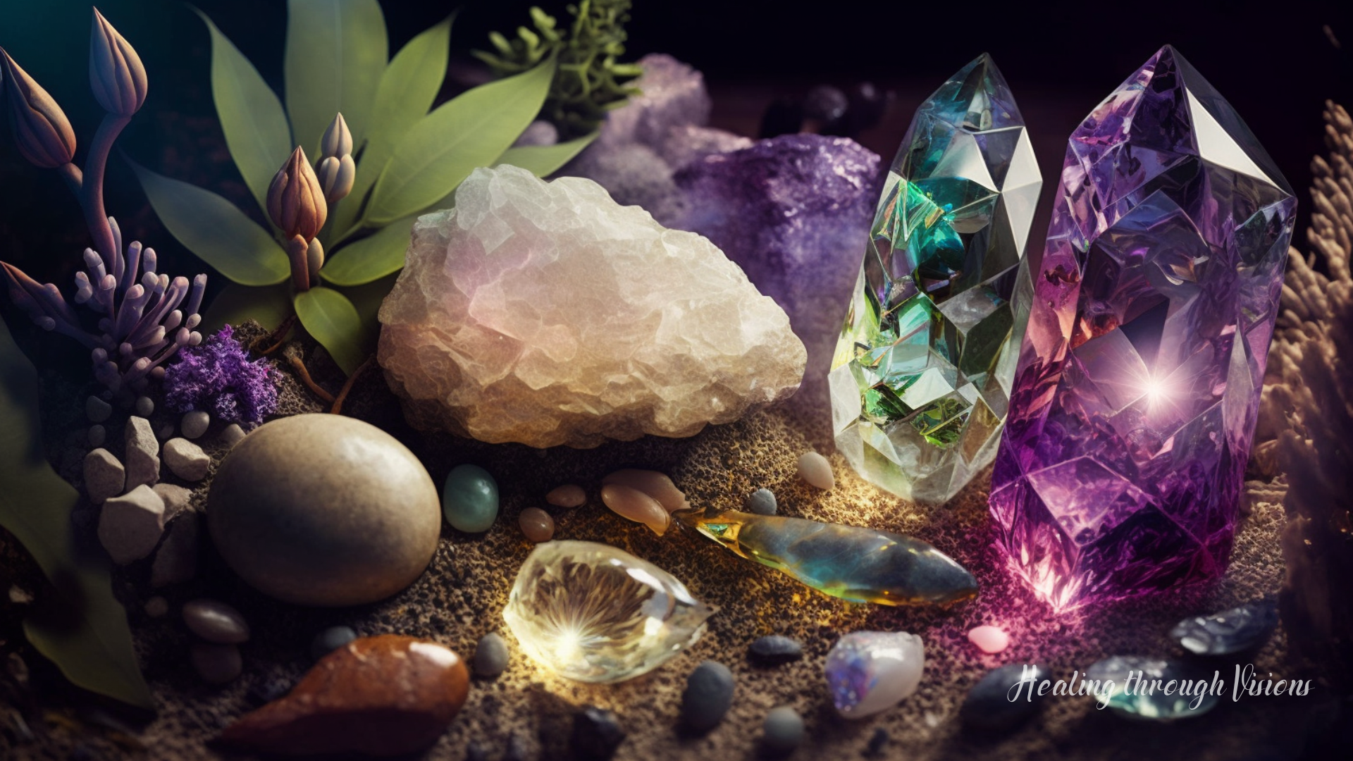 Healing Through Visions Crystal Cleaning